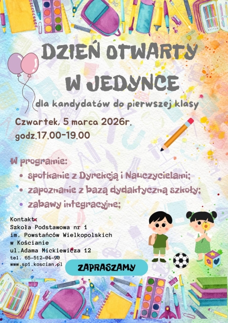 Zaproszenie na Dzień Otwarty