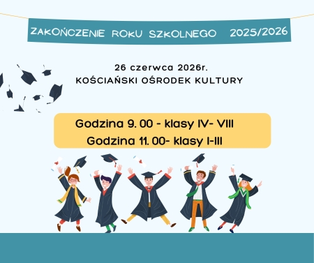 Zakończenie roku szkolnego
